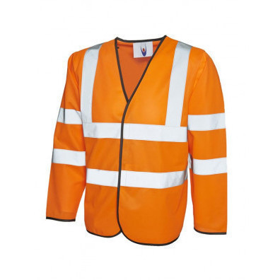 Image number https://s3-cloud.cr8tive-digital.com/cromwell/images/006ad40a-e15a-44d8-ac11-41f096f58430.jpg of Long Sleeve Hi Vis Waistcoat