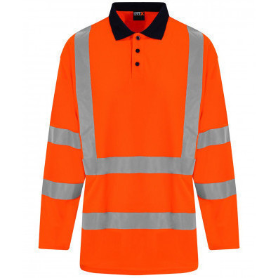 Image number https://s3-cloud.cr8tive-digital.com/cromwell/images/3cefb9f2-875d-4157-ac53-dc176a209e7d.jpg of Hi Vis Long Sleeve Polo