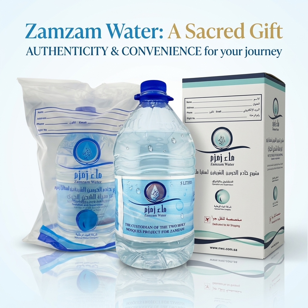 5 litres zamzam water from makkah 100% original