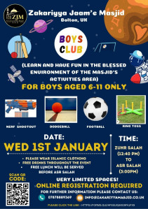 Boys Club Jan 2025